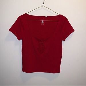 Red Tie Top